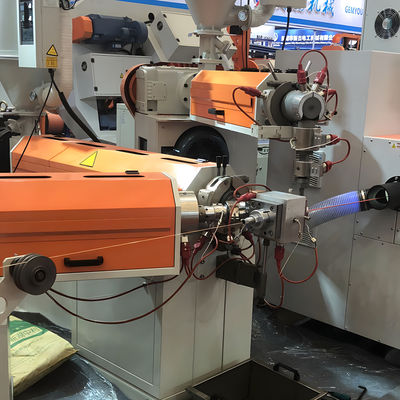PVC PE 코팅 전기 와이어 extruding 제조 기계 케이블 extruding 생산 라인